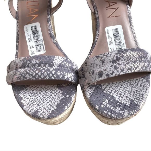 Deltan EVERLY Espadrille Wedges / Color Lilac Snake - Picture 7 of 11